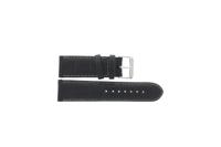 Horlogeband Universeel 61324.10.24 Leder Zwart 24mm - thumbnail