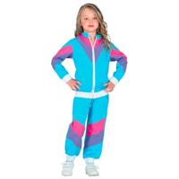 80&apos;s Disco Trainingspak Kind Blauw - thumbnail