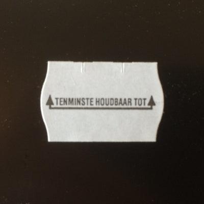 Etiket 2516 wit diepvries 2-slit THT - 3 stuks