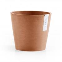 Ecopots Amsterdam kunststof bloempot Terracotta - Ø 18 cm - thumbnail