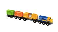 BRIO drie wagon goederentrein - thumbnail