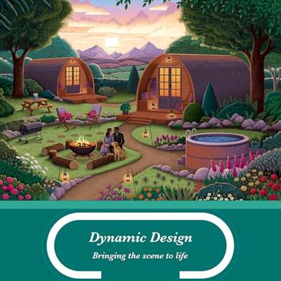 Glamping Puzzel 1000 Stukjes Glamping Puzzel 1000 Stukjes