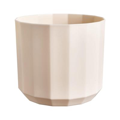 Facet rond 23 cm amandelroze bloempot elho - Elho