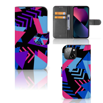 iPhone 13 Mini | Book Case | Funky Triangle iPhone 13 Mini | Book Case | Funky Triangle