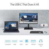 ASUS VA24ECPSN Docking Monitor – 23.8 inch, Full HD, IPS, Frameless, USB-C, RJ45, 75Hz, Adaptive-Sync, Stereo Speakers, Low Blue Light, Flicker Free, Ergonomic Design - thumbnail