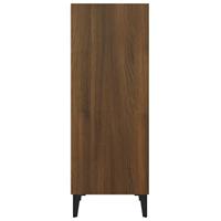 Dressoir 34,5x32,5x90 cm bewerkt hout bruineikenkleurig - thumbnail