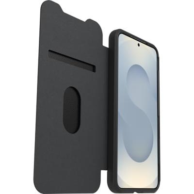 Otterbox React Series Folio Booklet Samsung Galaxy S25 Transparant, Zwart Inductieve lading Otterbox React Series Folio Booklet Samsung Galaxy S25 Transparant, Zwart Inductieve lading