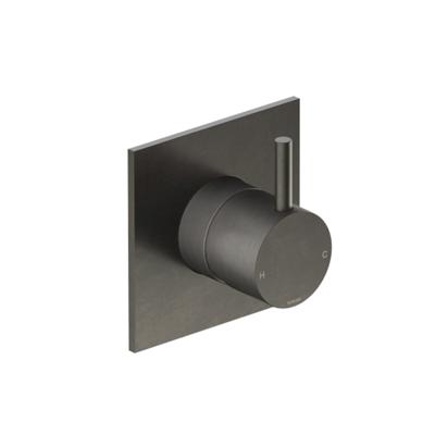 Inbouw Douchemengkraan Hotbath Cobber 1-hendel Vierkant Verouderd IJzer Inbouw Douchemengkraan Hotbath Cobber 1-hendel Vierkant Verouderd IJzer