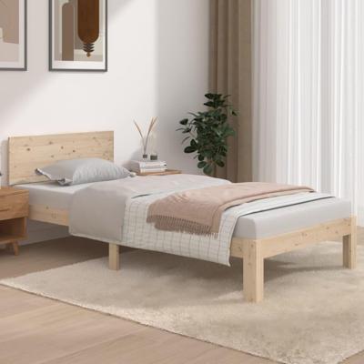 Bedframe massief hout 90x190 cm