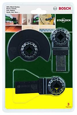 Bosch Accessoires 3-delige starterset "hout en metaal" voor multitools - 2607017323