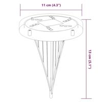Grondlampen 12 st solar met grondpennen warmwit - thumbnail