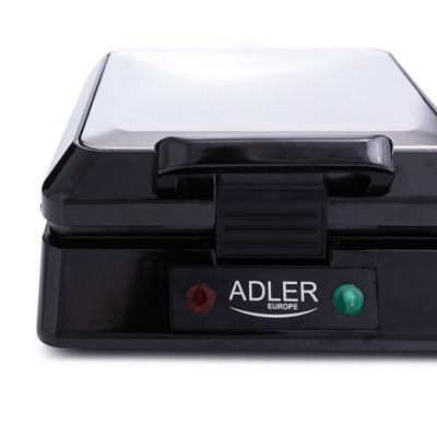 Adler AD 3036 wafelijzer 4 wafel(s) Zwart, Grijs 1500 W