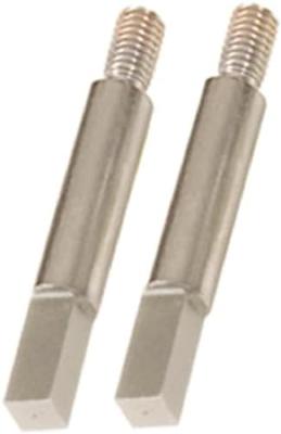 KS Tools 450.0185 Vierkante adapter, 6 mm, verpakking van 2 stuks, verchroomd