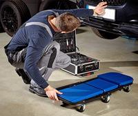 Rolbed, rolwagen, sleutelwagen, monteurskar, werkruk, blauw - thumbnail