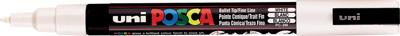 Uni POSCA paintmarker PC-3M, 1,5 mm, wit Uni POSCA paintmarker PC-3M, 1,5 mm, wit