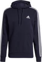 adidas Adidas essentials 3-stripes fleece trui blauw heren heren - thumbnail
