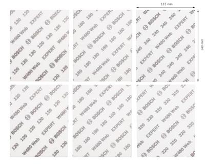 Bosch Accessories 2608902431 2608902431 Schuurblad Korrelgrootte (num) 120, 180, 240, 320 1 stuk(s)