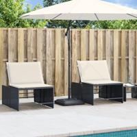 Parasolvoet met handvatten voor stok 38 / 48 mm 27 kg vierkant - thumbnail