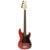 Fazley Outlaw Series Peacemaker Basic Red elektrische basgitaar met gigbag - thumbnail