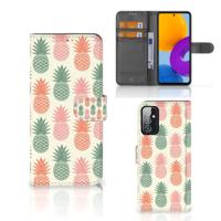 Samsung Galaxy M52 | Book Cover | Ananas - thumbnail