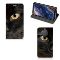 Nokia 9 PureView | Hoesje maken | Zwarte Kat - thumbnail
