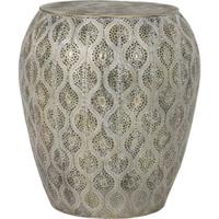 Light & Living Bijzettafel Kanpur 49cm - Zink - Rond - thumbnail