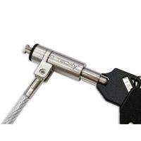 Techly IQ-LOK-15-K kabelslot Zilver 1,8 m - thumbnail