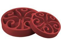 Holland Schaal Rallenta Pasti Eat Slow Live Longer-Rossa, rood, 30x25x15 cm - thumbnail