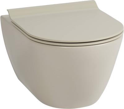 Ben Segno 2.0 hangtoilet met toiletbril Xtra glaze+ Free flush mat beige