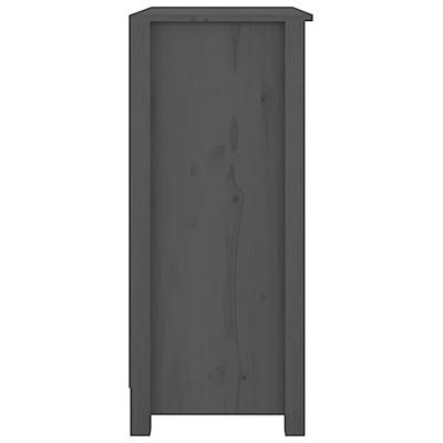Dressoir 70x35x80 cm massief grenenhout grijs - thumbnail