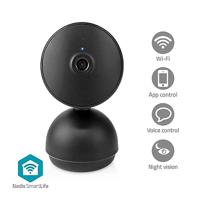 Nedis SmartLife Camera voor Binnen | Wi-Fi | Full HD 1080p | Pan tilt | Cloud Opslag (optioneel) / microSD (niet inbegrepen) / Onvif | Met - thumbnail