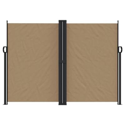 VidaXL Windscherm uittrekbaar 180x1200 cm taupe VidaXL Windscherm uittrekbaar 180x1200 cm taupe