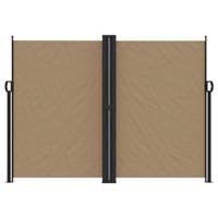VidaXL Windscherm uittrekbaar 180x1200 cm taupe - thumbnail