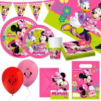 Set feestartikelen Minnie Mouse 66 Onderdelen - thumbnail