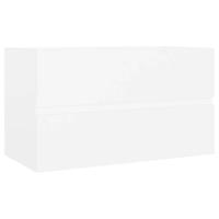 Wastafelkast 80x38,5x45 cm spaanplaat wit - thumbnail