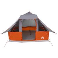 Familie Tipi Tent met dak Grijs en Oranje 358 x 296 x 258 cm - thumbnail