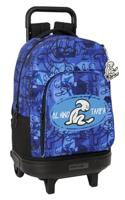 Schoolrugzak met Wielen El Niño Roller Blauw Zwart 33 x 45 x 22 cm - thumbnail