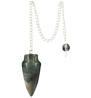 Ruben Robijn Pendel druppel labradoriet 1 Stuks