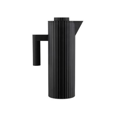 Alessi Plissé Thermoskan zwart