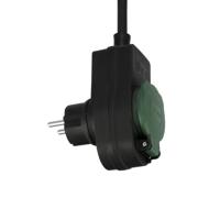 REV 0017251514 Stroom Verlengkabel Zwart 25.00 m H05RR-F 3G 1,5 mm² - thumbnail