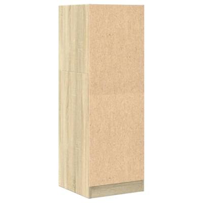 Apothekerskast 40x41x118 cm bewerkt hout sonoma eikenkleurig
