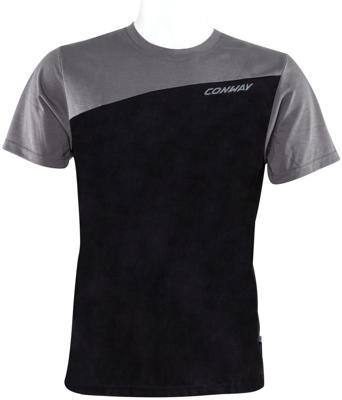 CONWAY shirt met korte mouwen "active tee ss" jersey active tee ss m grey/black