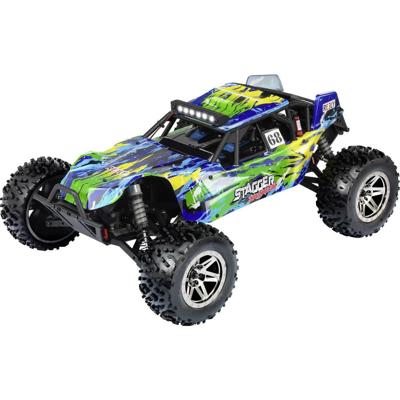 Reely Stagger Brushless 1:10 RC auto Elektro Buggy 4WD 100% RTR 2,4 GHz Incl. accu, oplader en batterijen voor de zender, Incl. brushless combo Reely Stagger Brushless 1:10 RC auto Elektro Buggy 4WD 100% RTR 2,4 GHz Incl. accu, oplader en batterijen voor de zender, Incl. brushless combo