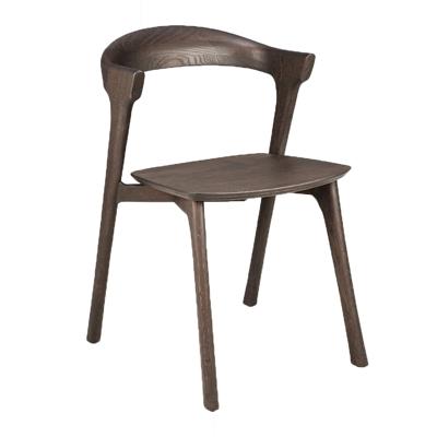 Ethnicraft Eetkamerstoel 'Bok' Gevernist Eikenhout, kleur Bruin