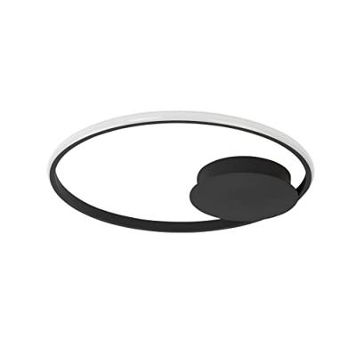 Lyora Ronde plafondlampFuline zwart Ø 50cm - 9348073 Lyora Ronde plafondlampFuline zwart Ø 50cm - 9348073