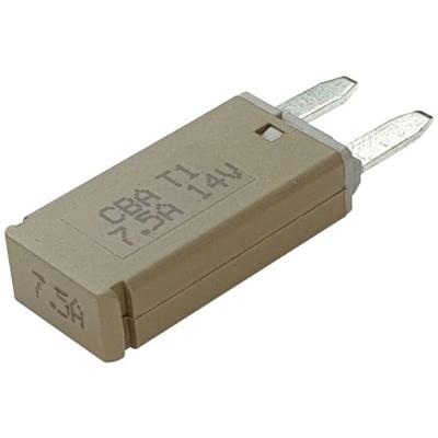Hansor CBA1-0714 Zekeringautomaat standaard vlakzekering 7.5 A Grijs 1 stuk(s)
