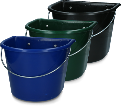 vPlast Voerbak met haken & hengsel 15 l Donkerblauw vPlast Voerbak met haken & hengsel 15 l Donkerblauw