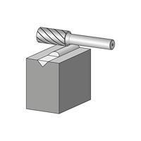 PFERD TOOLS 21201173 Freesstift Hardmetaal Cilinder Lengte 40 mm Afmeting, Ø 2 mm Werklengte 10 mm Schachtdiameter 3 mm 1 stuks - thumbnail