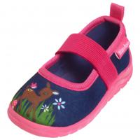 Playshoes pantoffels Hertje Marine Roze-28-29 - thumbnail
