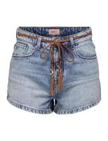 Only Onlkelly Hw Shorts Dnm Azg Noos 15221469 Korte Broeken 3534519 Light Blue Denim - thumbnail